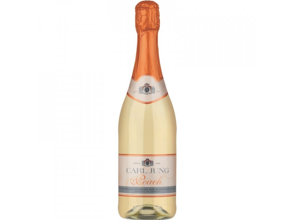 Carl Jung Peach Sparkling 0,75 dealkoholizované