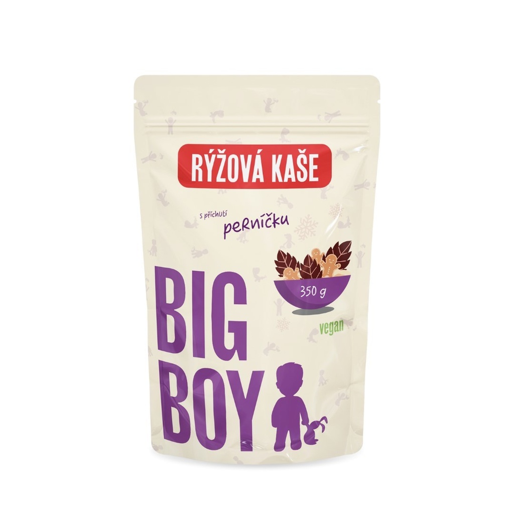 Rýžová kaše s příchutí perníčku, vegan 350g Big Boy