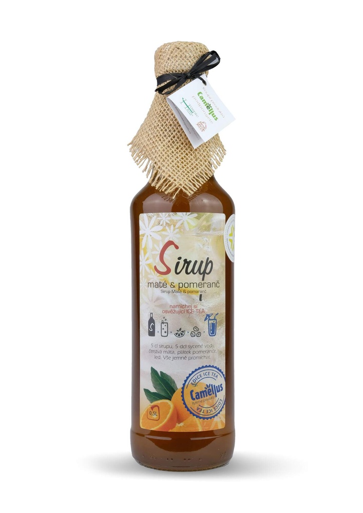 Sirup Maté/Pomeranč 0,5 l Camellus