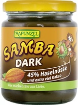 Bio Samba DARK čoko-oříšková pomazánka 250g Rapunzel