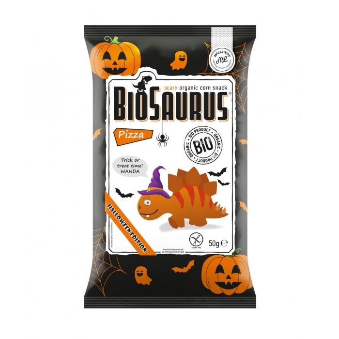 Křupky BioSaurus Pizza scary edition Halloween 50g McLloyd´s