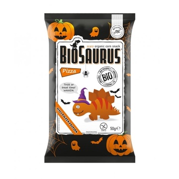 Křupky BioSaurus Pizza scary edition Halloween 50g McLloyd´s