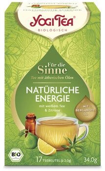 Čaj  Bio YogiTea Pro smysly - Přírodní energie 34g