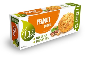 Sušenky s arašídy 125g elDia 