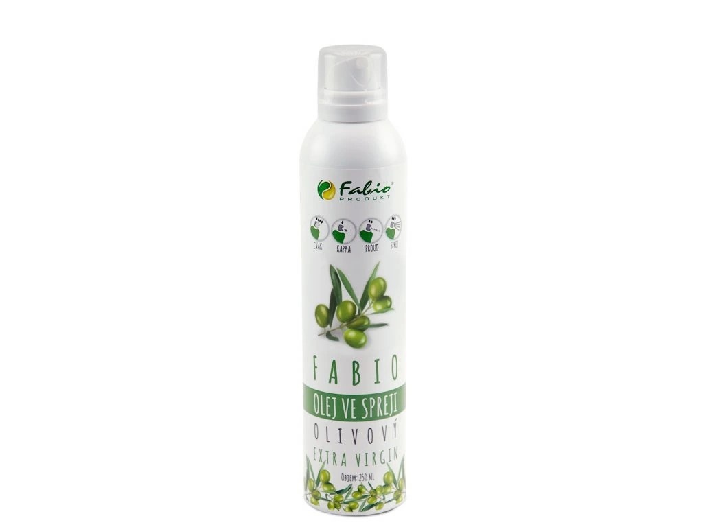 Olej ve spreji OLIVOVÝ 250ml Fabio produkt