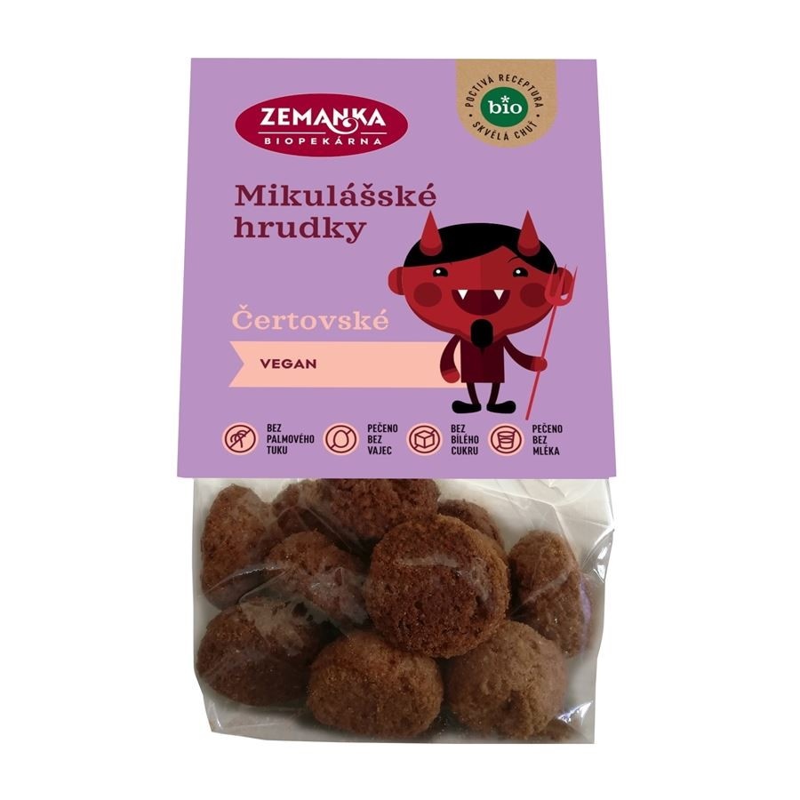 BIO Kakaové sušenky s kokosem 100 g Zemanka 