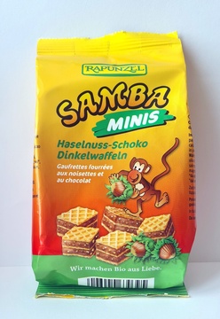 Bio Oplatky Samba Minis 100g Rapunzel