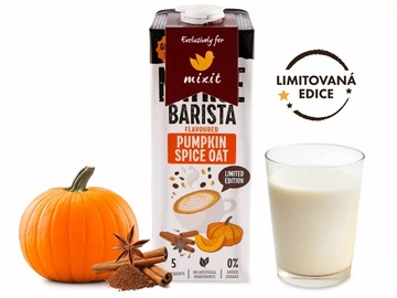 Barista Ovesný nápoj -dýňové koření 1l  MIXIT