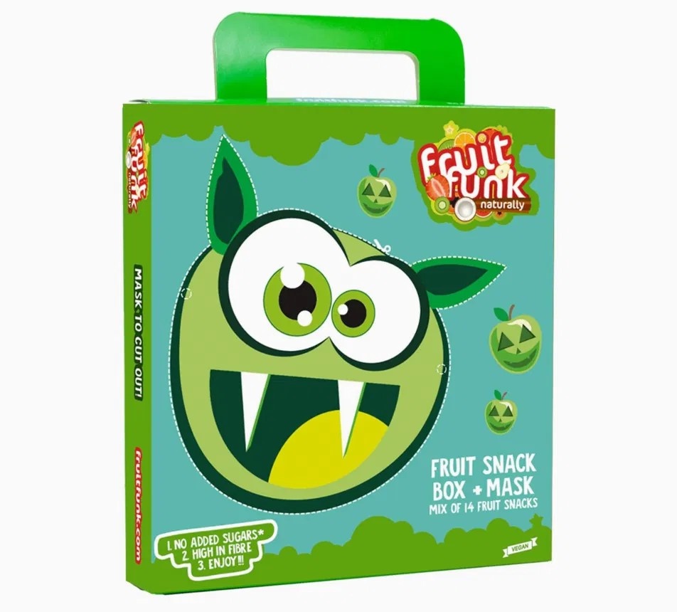 Ovocné kousky jablko/jahoda 115g FruitFunk