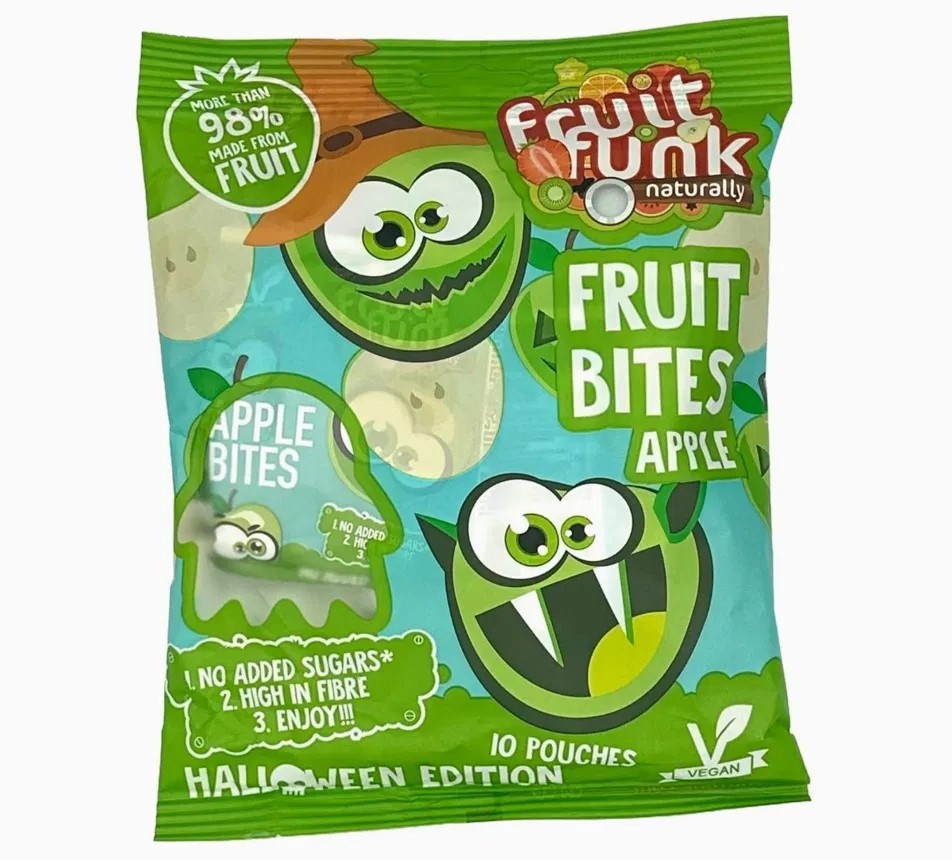 Jablečné ovocné kousky Edice Halloween 100g FruitFunk
