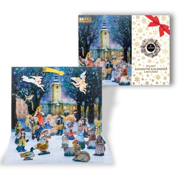 Bylinný Adventní kalendář s betlémem 40,9g LEROS