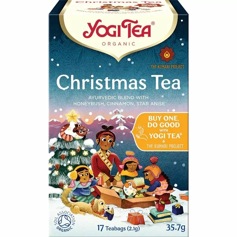 Bio Vánoční čaj 35,7g YOGI TEA Christmas edice