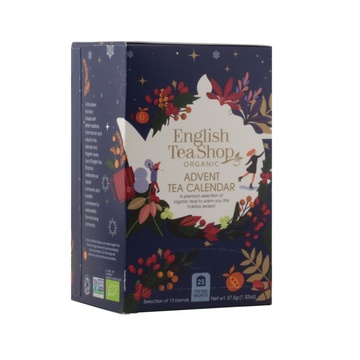 BIO Čajový adventní kalendář (modrý) English Tea Shop 37,5 g