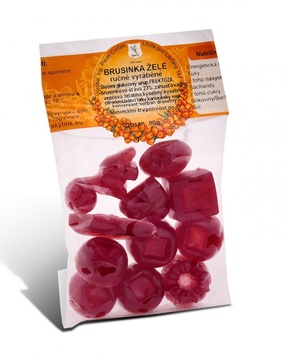 Bonbony Brusinka želé 80g Rakyt Cvrček
