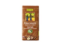 Bio Fair Trade mléčná čokoláda s celými  lísk. oříšky 100g Rapunzel