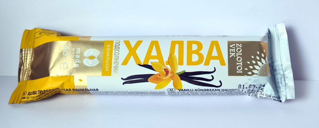 Chalva slunečnicová 60g vanilková Zolotoi Vek