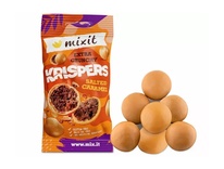 Krispers Kuličky v bílé čokoládě se slaným karamelem 50g Mixit