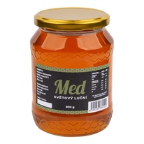 Med květový luční 900 g Číhala 