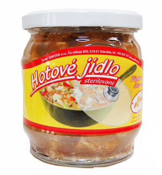 Seitan kostky 370g sklo