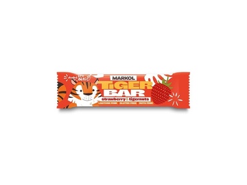 Tyčinka Tiger BAR s jahodami 30g MARKOL