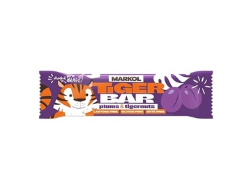 Tigar BAR Tyčinka se švestkami 30g MARKOL
