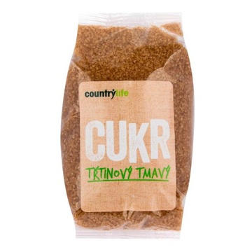 Cukr tmavý třtinový 500g Country Life