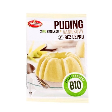 BIO puding s BIO bourbon vanilkou bez lepku 40 g AMYLON