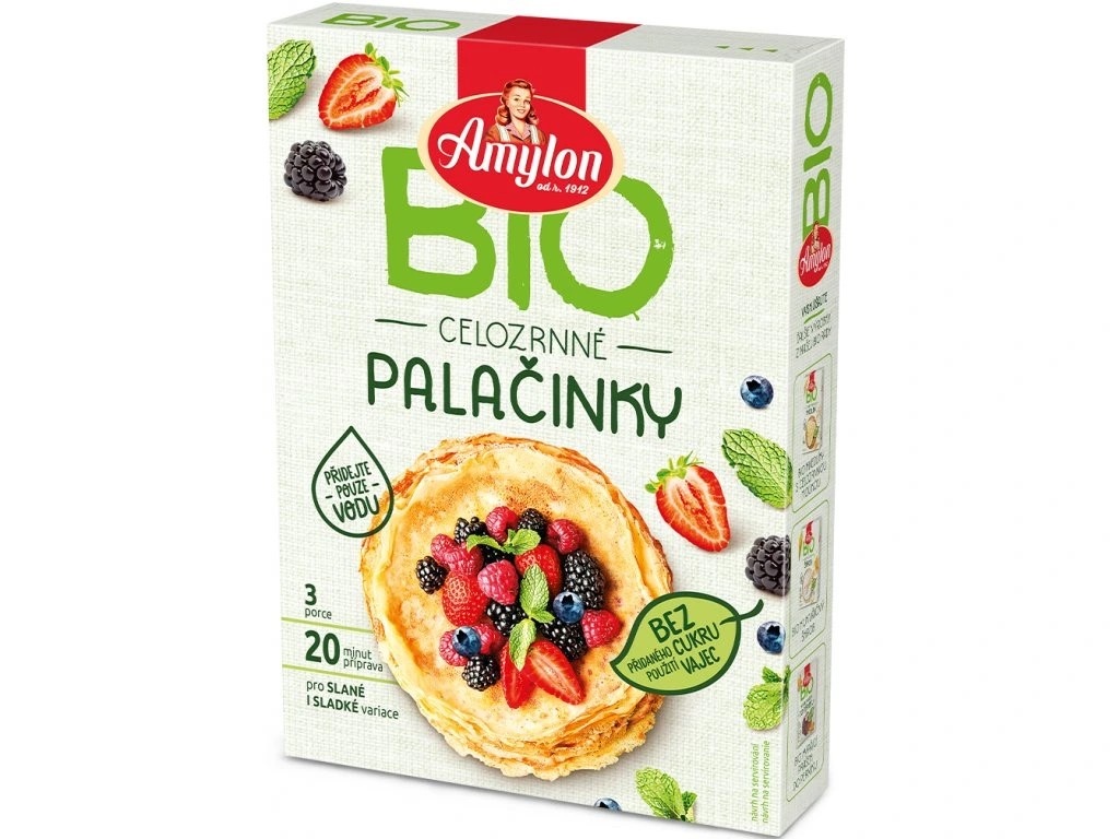 Bio celozrnné palačinky 250g Amylon