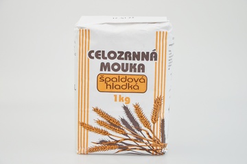 Mouka špaldová celozrnná HLADKÁ 1kg Natural Jihlava