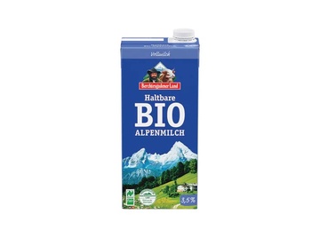 Bio trvanlivé mléko z Alp, plnotučné 1 l BGL