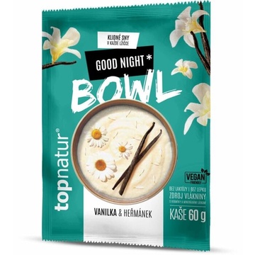 Kaše BOWL Good Night Vanilka a heřmánek 60g Topnatur
