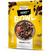 Kaše BOWL Energy 60g čokoláda a ženšen Topnatur