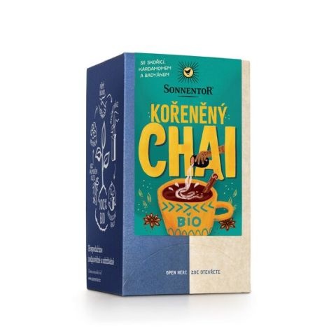 Bio CHAI kořeněný porcovaný 32,4g Sonnentor