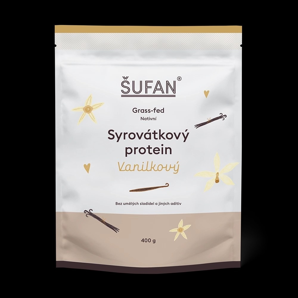 Syrovátkový protein Vanilkový 400g Šufan