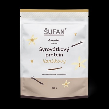 Syrovátkový protein Vanilkový 400g Šufan