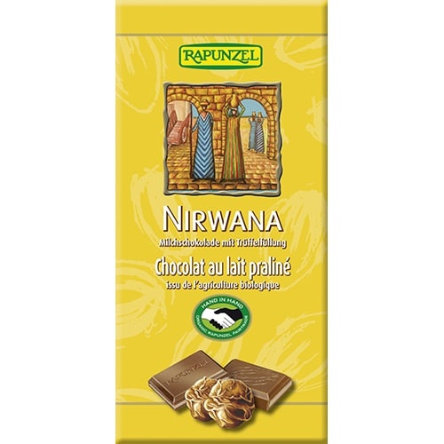 Mléčná čokoláda NIRWANA BIO Fair Trade 100g Rapunzel