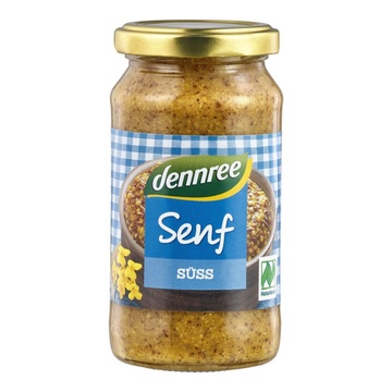 Bio hořčice sladká 200ml Dennree