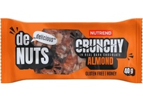 DeNuts Crunchy mandle 40g s hořkou čokoládou Nutrend
