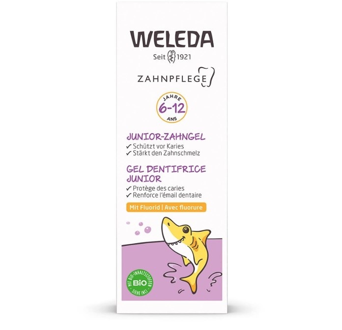 Bio Zubní gel JUNIOR 6-12 let 50ml WELEDA