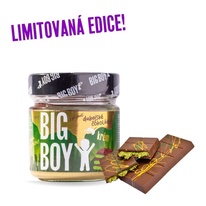 Krém s pistácií a mléčnou čokoládou - příchuť Dubajská čokoláda 170g Big Boy