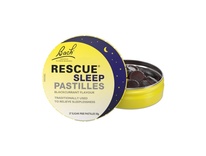 Krizové pastilky RESCUE NIGHT příchuť černý rybíz  - pro klidný spánek 50g