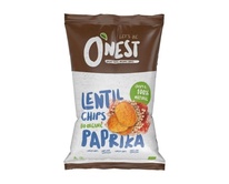 Bio křupky čočkové Paprika 40g Bio O´nest