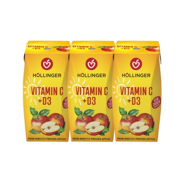 Nektar Jablkový 3x200ml s Vit. C a D3 Hollinger