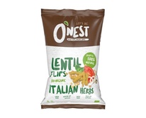 Křupky čočkové s italskými bylinkami 75g Bio O´Nest