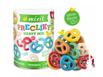 Preclíky HRAVÝ barevný MIX 240g Mixit