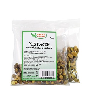 Pistácie loupané, natural zelené 50g Zdraví z přírody