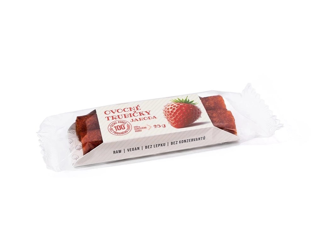 Ovocné trubičky JAHODA 25g 