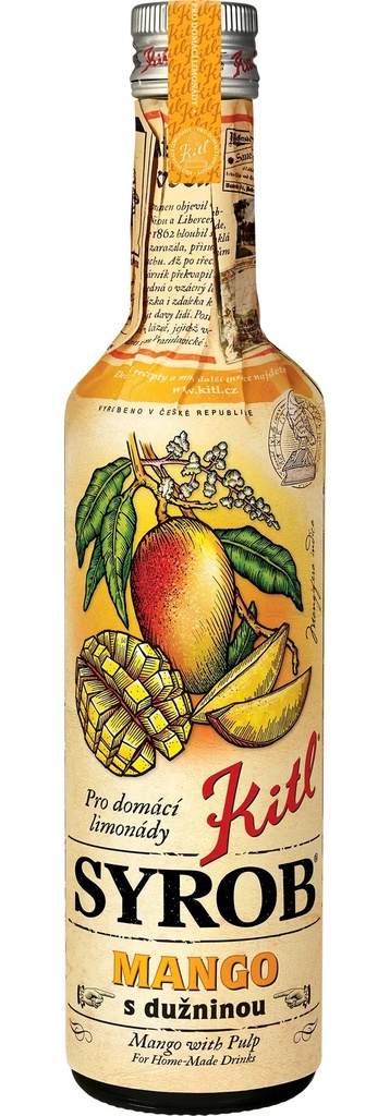 SYROB mango s dužninou 500ml Kitl