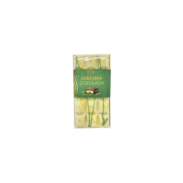 Bílá čokoláda s náplní ve stylu DUBAI 95g Kamila chocolates