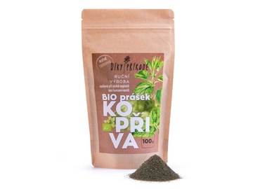 Bio kopřiva v prášku 100g Díky přírodě
